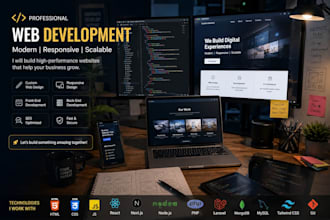 build a modern resposive website for you business