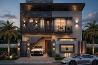 design floor plans and architectural drawings as a architect