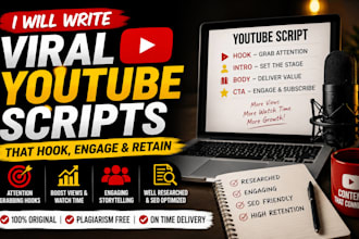 be your youtube script writer