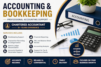 accounting and bookkeeping support for your business
