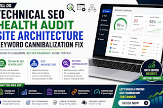 do technical seo health audit site architecture keyword cannibalization fix