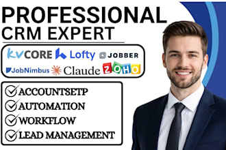 setup kvcore followup lofly jobber goriladest jobnimbus claude ai zendesk zoho