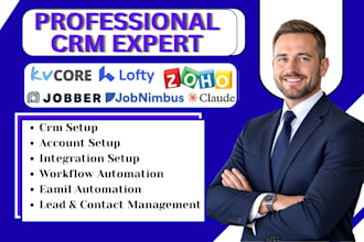 setup kvcore followup lofly jobber goriladest jobnimbus claude ai zendesk zoho