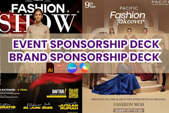 design brand sponsorship deck event sponsorship proposal powerpoint presentation