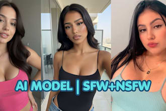 create and train an ai influencer model using lora training