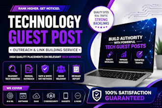 provide high quality guest post outreach and link building