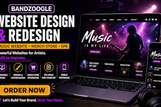 design bandzoogle website redesign music website bandzoogle merch store with epk