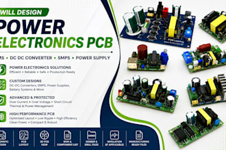 design power electronics pcb, bms, dc dc converter smps power supply and charger