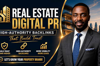 do organic digital PR and high authority outreach for real estate