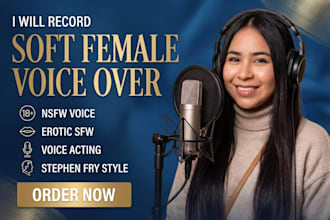 narrate sensual nsfw erotic voice overs sfw asmr for audiobook acx standards