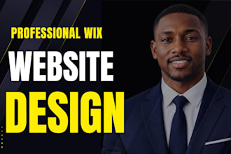 design a wix landing page for your online store