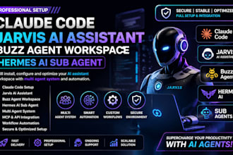 setup claude code jarvis ai assistant buzz agent workspace hermes ai sub agent