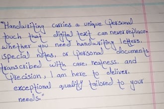 do neat and clean handwriting