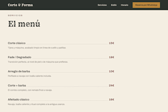 design a modern website for your small business