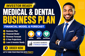 medical healthcare clinic dental practice business plan financial model forecast