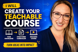 create teachable online course, teachable curriculum or turn ebook into course