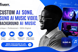 generate custom ai song, suno ai music video, background ai music