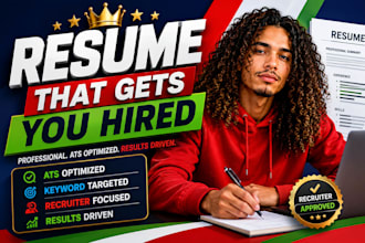 write ats resume writing, cover letter and cv resume writing for linkedin jobs