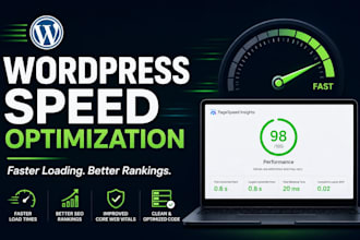 optimize wordpress speed and improve core web vitals