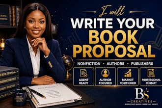 write a professional nonfiction book proposal for publishers