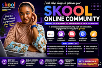 skool online community skool online course skool community manager