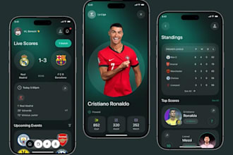 develop a sports fan engagement app or live match prediction platform