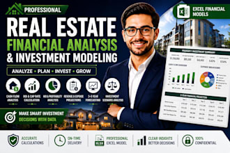 do real estate financial analysis and investment modeling