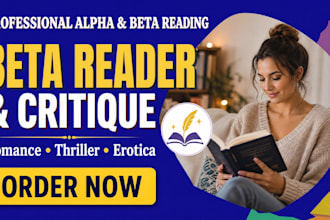 beta read critique romance beta reader thriller or erotical book alpha reader