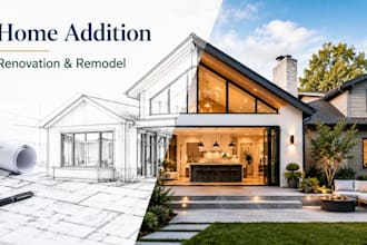 draw home addition remodel renovation and permit drawings