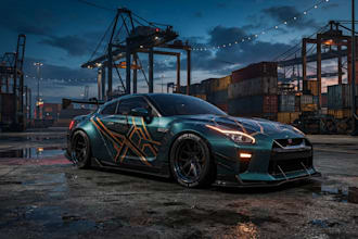 create custom fivem car livery, racing wrap, car pack and animation