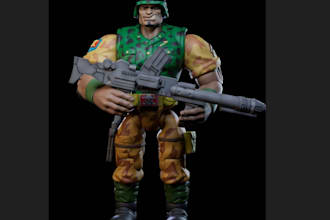 model 3d military, npc, creatures, monsters character, warhammer for printing 3d