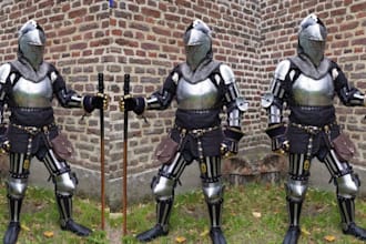 create custom full wearable armor cosplay anime props 3d printing fantasy knight