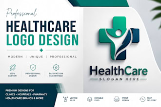 design a professional healthcare, medical and pharmacy logo