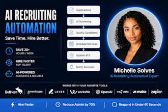 build ai recruiting automation for staffing agencies and HR teams with n8n