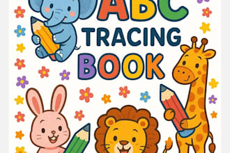 create a childrens story coloring book