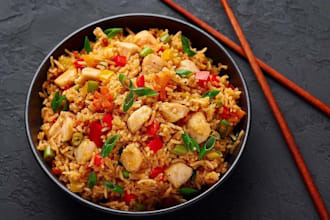 cook rice and stew