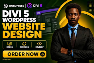 be divi expert for wordpress divi website, divi theme, divi builder using divi 5