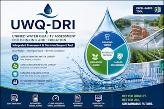 build an excel water quality model for drinking and irrigation