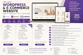 a professional wordpress woocommerce store