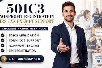 form your 501c3 nonprofit tax exempt for irs approval, file 1023 or 1023ez forms