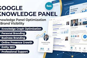 create google knowledge panel   for you