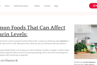 write medical and health care articles and blogs