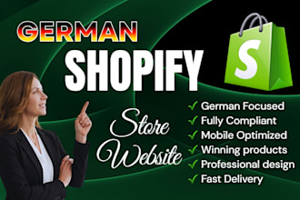 build german shopify store, shopify website dach converts dropshipping dutch b2b