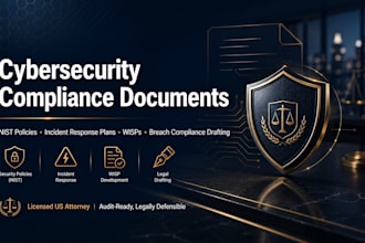 draft your nist aligned cybersecurity policy and procedures