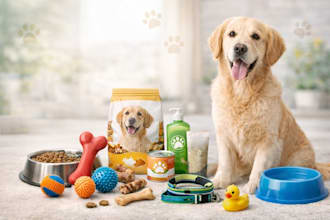 design a professional pet shopify store for your ecommerce business
