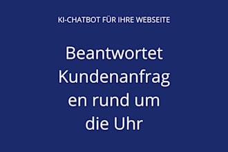 einen ki chatbot fuer ihre website einrichten
