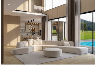 do 3d exterior design, interior design, 3d rendering