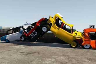 custom beamng drive vehicle mods with realistic crash physics