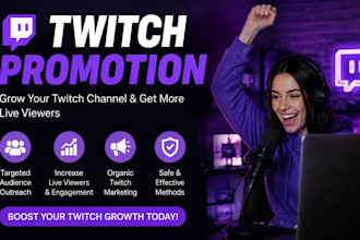 promote your twitch channel live stream marketing targeted audience outreach