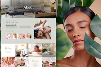 design wix beauty clinic website aesthetic consultation booking website